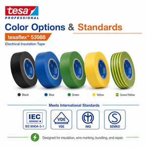 เทปพันสายไฟฟ้า Tesaflex <span class=keywords><strong>53988</strong></span> สำหรับงานยานยนต์และเครื่องใช้ไฟฟ้าภายในบ้าน - Product Image 2