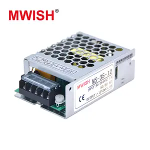 Économie d'énergie et écologique Mwish Ms-35-12 35W 12V 2.9A Portable Gps Device Power Smps Switching Dc Power Supply