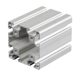 80er Serie <span class=keywords><strong>T</strong></span>-Nut Aluminiumprofil 8080 80120 80160 6063-T5 Eloxiertes Hochleistungs-Strangpressprofil für große Automatisierungsrahmen - Product Image 2