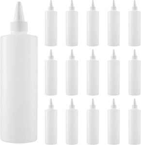 Nouvelle bouteille vide en plastique souple de 100 ml, 1 oz, 2 oz, 4 oz pour huile capillaire, teinture, avec applicateur à presser et bouchon distributeur à ouverture rotative pour perruques et shampoing - Product Image 1