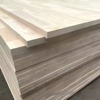 Panneau de bois massif en caoutchouc sans peinture, assemblé par joint de doigt, pour meubles, armoires, placards, placages, chaises, plateaux, tables à manger
