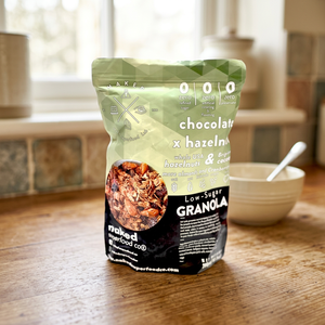 Naked Superfood Co Baked Low Sugar Cocoa Granola with Oats Coconut Hazelnuts Almonds & Cranberries Chocolate Flavour Cereal 288g - Product Image 3