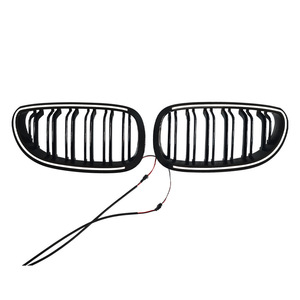 Parrilla LED BMW negra brillante para el modelo de doble línea de la serie 5 E60 2004-2009, pieza de repuesto - Product Image 2