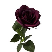 Rose artificielle réaliste ZZZ au toucher naturel, tige unique, style moderne, décoration intérieure pour arrangements de mariage, bouquet de mariée