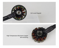 Moteur BLDC haute efficacité Flashhobby A2810 1100KV 3-6S 12N14P pour avion RC, drone FPV, hélice de 7-8 pouces, bateau RC, bras robotique