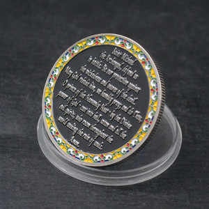 FULL COLORFUL SAINT Michel l'Archange Coin Challenge Coin - Product Image 6