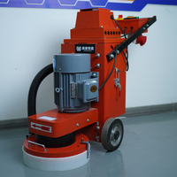 Ponceuse semi-automatique haute performance pour sols en béton et parquet, 400 mm, 380V/220V, en acier, 4KW