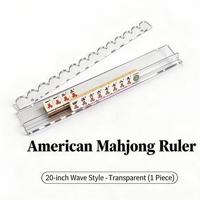 Expédition immédiate : Rangements pliables modernes pour Mahjong, type règle, pour jeu de société américain, 20 pouces