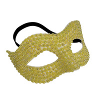 Masque en perles de style vénitien pour le carnaval, Halloween, les soirées costumées et les bals