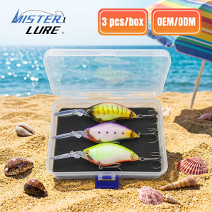 MISTER LURE 3 pièces/boîte Leurre crankbait <span class=keywords><strong>pour</strong></span> truite, <span class=keywords><strong>leurres</strong></span> de plongée à grande bordure, kit de <span class=keywords><strong>leurres</strong></span> de pêche, ensemble de <span class=keywords><strong>leurres</strong></span> crankbait - Product Image 4