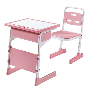 Conjunto de Escritorio y Silla Escolar Masao, Individual, Altura Ajustable, Estructura de Hierro, Tamaño Convencional para Uso en el Aula - Product Image 4
