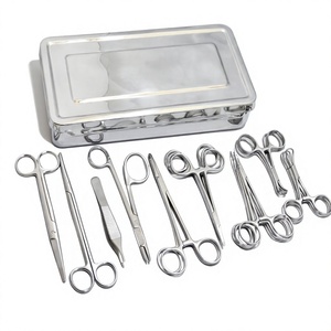 Surtechs Veterinary Surgical Instrument Set Stainless Steel Manual <b>Clipper</b> Kit Reusable <b>Dog</b> Medical Tools - Product Image 3