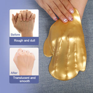 Masker Tangan Pelembab Label pribadi, masker tangan emas 24K pemutih kecantikan harga rendah - Product Image 1
