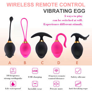 Telecomando senza fili G-Spot vibrante <span class=keywords><strong>amore</strong></span> <span class=keywords><strong>per</strong></span> <span class=keywords><strong>l</strong></span>'uovo adulto femminile masturbatore giocattolo del sesso <span class=keywords><strong>per</strong></span> le donne giocattolo anale - Product Image 2