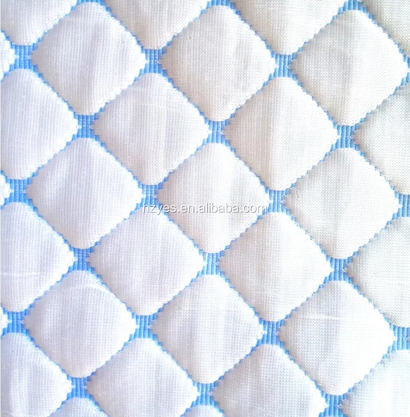 Wholesale Market PE Cooling Quilting Knitted Jacquard Mattress Knit 100% Polyester Fabric Mattress Material