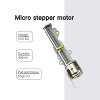 微型步进电机 10mm 5V DC 线性执行器，带长行程丝杠，适用于自动化和机器人领域