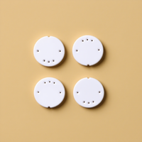 Disque en céramique de zircone beige réfractaire isolant résistant à la pression, taille personnalisée, biscuit pour usage industriel