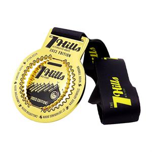 Medalla Deportiva Personalizada de Natación 3D, Medalla de Patinaje de Aleación de Zinc, Medalla de Maratón, Medalla Deportiva de Metal con Cinta - Product Image 1