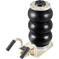 Cric pneumatique triple sac robuste 2T 3T 5T, outil de levage portable pour réparation automobile, garage, atelier, levage rapide