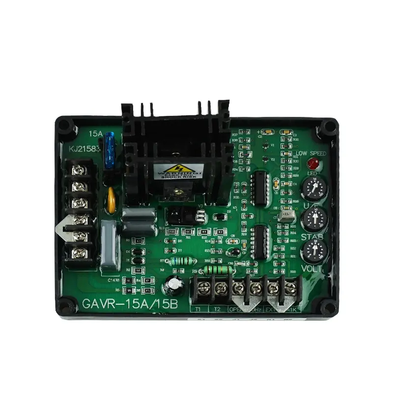 Accesorios de generador, regulador de voltaje automático estándar AVR GAVR 15B 15A