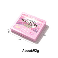 Boîte de 240 faux ongles en gel souple pré-gaufrés, styles variés, motifs écailles de poisson et losanges en relief, extensions d'ongles en gel à couverture complète pour salon de manucure