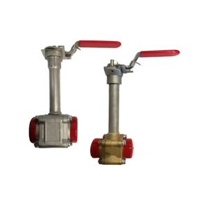 Vannes cryogéniques de sécurité DN40, hydrogène liquide, vanne à bille à trois voies pour le refroidissement liquide - Product Image 3