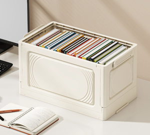 Caja de Almacenamiento de Plástico PP de Estilo Moderno, Armario Doméstico con Organización Plegable y Apilable - Product Image 2