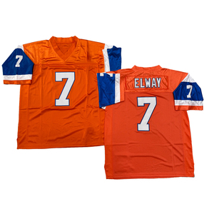 Jersey Rugby Jahitan Gaya Vintage Pria 7 John Elway 18 Peyton Manning 24 Champ Bailey 27 Steve Atwater 30 Terrell Davis S-3XL - Product Image 2
