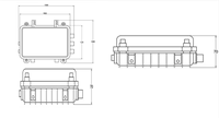 BoyAiot RTU sans fil LoRa IP67 pour interface caméra 5.0, alimenté par batterie, RS485/RS232 pour la gestion des inondations et la conservation de l'eau