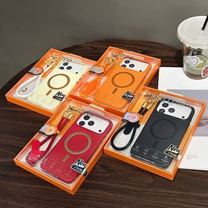 Custodia Magnetica Opaca in <span class=keywords><strong>Silicone</strong></span> Liquido per <span class=keywords><strong>iPhone</strong></span> 16 <span class=keywords><strong>Pro</strong></span> <span class=keywords><strong>Max</strong></span> e 17 <span class=keywords><strong>Pro</strong></span> <span class=keywords><strong>Max</strong></span> con Cinturino da Polso e Confezione Regalo - Vendita all'Ingrosso - Product Image 2