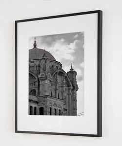 Nouveauté, cadre photo en aluminium moderne, écologique, brun foncé, en vrac, pour la décoration de la maison, bandes de moulures - Product Image 1