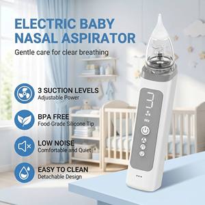 Aspirateur nasal portable pour enfants et adultes, appareil de nettoyage nasal en silicone de qualité médicale, fournisseur pour usage clinique - Product Image 2