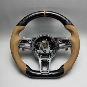 Volant en daim personnalisé et amélioré pour <span class=keywords><strong>Porsche</strong></span> Panamera, Macan, Cayenne, <span class=keywords><strong>Taycan</strong></span>, 911, 718, 997, 958, 981, 987 - Product Image 6