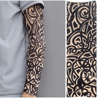 Manchons de protection pour tatouages, motif floral, unisexe, en nylon et cachemire, pour l'été, le cyclisme en extérieur, la conduite, protection solaire, combo