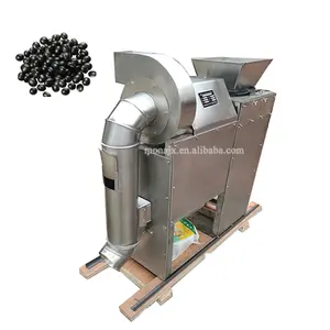 500 키로그램/시간 블랙 콩 필링 Dehulling 기계 콩 Dehuller 필링 기계 가격
