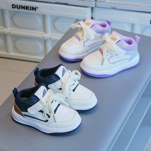 <span class=keywords><strong>Sneakers</strong></span> Unisex 2025 con suola morbida per la primavera bianco autunno con fodera alta in pelle Casual scarpe <span class=keywords><strong>bianche</strong></span> per bambini e ragazze con Design Slip-On - Product Image 6