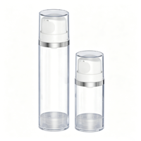 Grosir Botol Pompa Airless Silinder 50 80 100 130 150ML Sablon Sprayer Masker Wajah Perawatan Kulit Serum Lotion