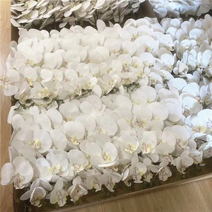 Orquídeas artificiales de látex para decoración de boda, orquídeas artificiales de mariposas de tacto Real, venta al por mayor - Product Image 1