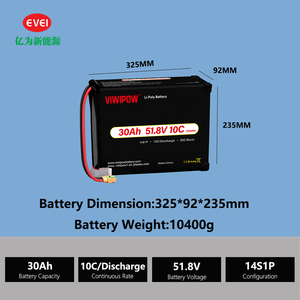 Batterie au lithium semi-solide haute énergie personnalisable 30000 mAh 14S HV CE rechargeable pour drone – Offre Spéciale - Product Image 2