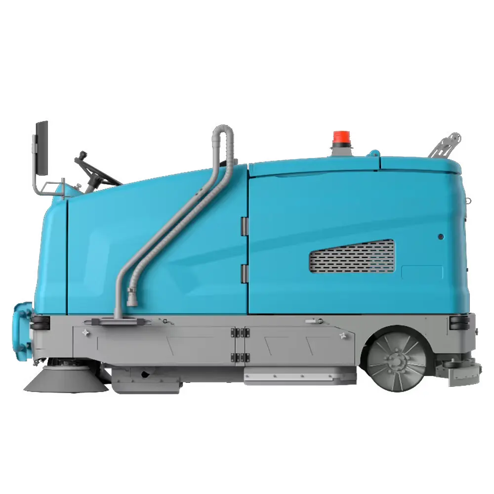 Vol-X90商用バッテリー産業用洗浄装置Sweeperscrubber Ride On Floor Cleaning Machine