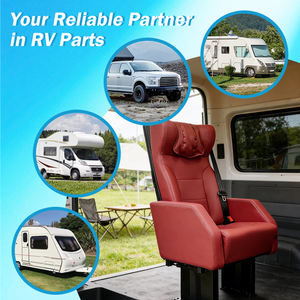 Ghế lái xe nhà di động hạng sang bọc PVC cao cấp JDA, ghế thuyền trưởng RV có bàn gấp, ghế hành khách xoay cho xe cắm trại - Product Image 6