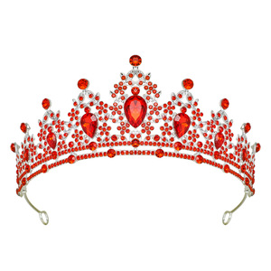 Diadème de Mariage Scintillant en Métal avec Strass et Cristaux pour Femme – Couronne Décorative et Accessoire de Spectacle - Product Image 3