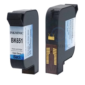 Cartucho de Tinta Negra Compatible BK651 a Base de Agua con Chip para Impresoras Domino GX30i G230i G35i G20i Gx150i TIJ - Product Image 4