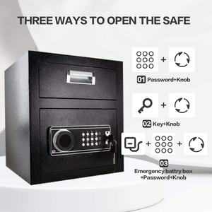 High Quality Low MOQ CE Certified Anti-theft Cold Rolled Steel Office Security Safe <b>Box</b> Electronic Digital <b>Lock</b> Safety <b>Box</b> - Product Image 3