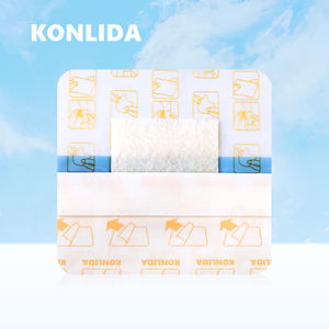 معالجة عالية للإفرازات من ألياف التبلور المائي ، ضمادة ذاتية اللصق للعناية بالجروح المعقمة لمرض السكري/قرحة الساق ، مادة CMC - Product Image 4