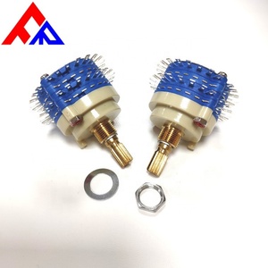 Nuevo Interruptor Rotatorio y de Posición de Metal Personalizado con Eje Moleteado de 29 mm, 2 Polos, Multicapa y 24 Bits - Product Image 4