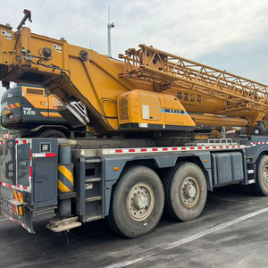 Grue mobile hydraulique d'occasion 80 tonnes XCMG XCT80L6, flèche principale 55m, flèche auxiliaire 18m, bloc de contrepoids 20t, moteur Weichai, année 2019 - Product Image 3