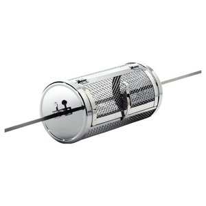 Panier vapeur rotatif en acier inoxydable CESROTCOT pour barbecue, finition chrome poli - Product Image 1