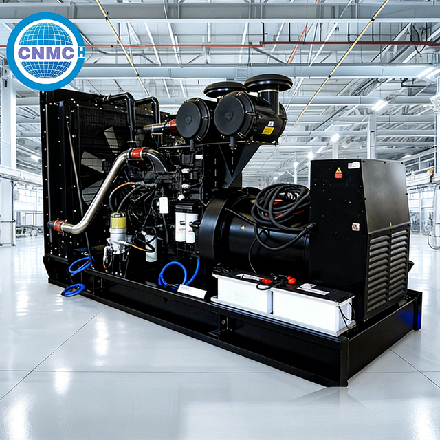 Diesel Generator Set Open Frame 1100kw Stable Output Industrial Standby Power Genset