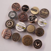 Usine de boutons Jinyi, accessoires vestimentaires, boutons métalliques vintage personnalisés avec logo gravé, boutons et rivets pour jeans en denim